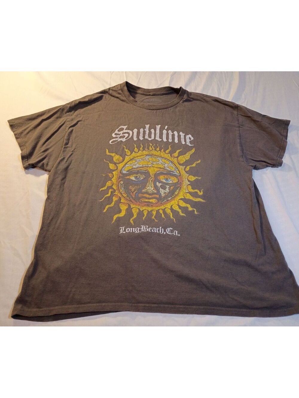 Sublime Long Beach CA Sun Graphic T-Shirt XL Vintage Style